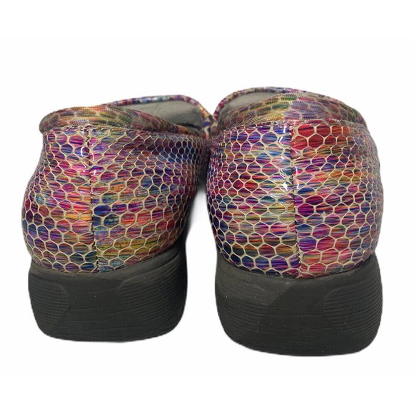 Womens Greys Anatomy Softwalk Meredith Kaleidoscope Mermaid Clogs Leather 6.5 - Picture 6 of 12